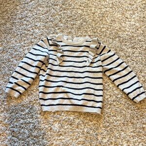 Mango Grey and Black Striped Sweater